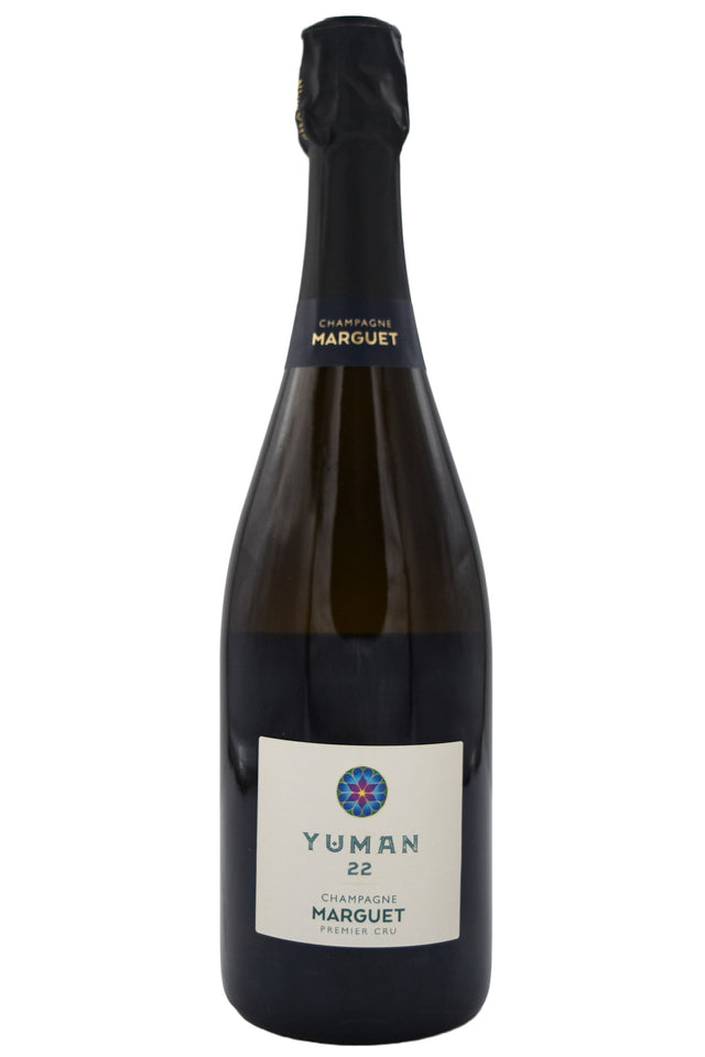 Bottle of Marguet Champagne Premier Cru Blanc de Blancs Yuman 22 NV-Sparkling Wine-Flatiron SF