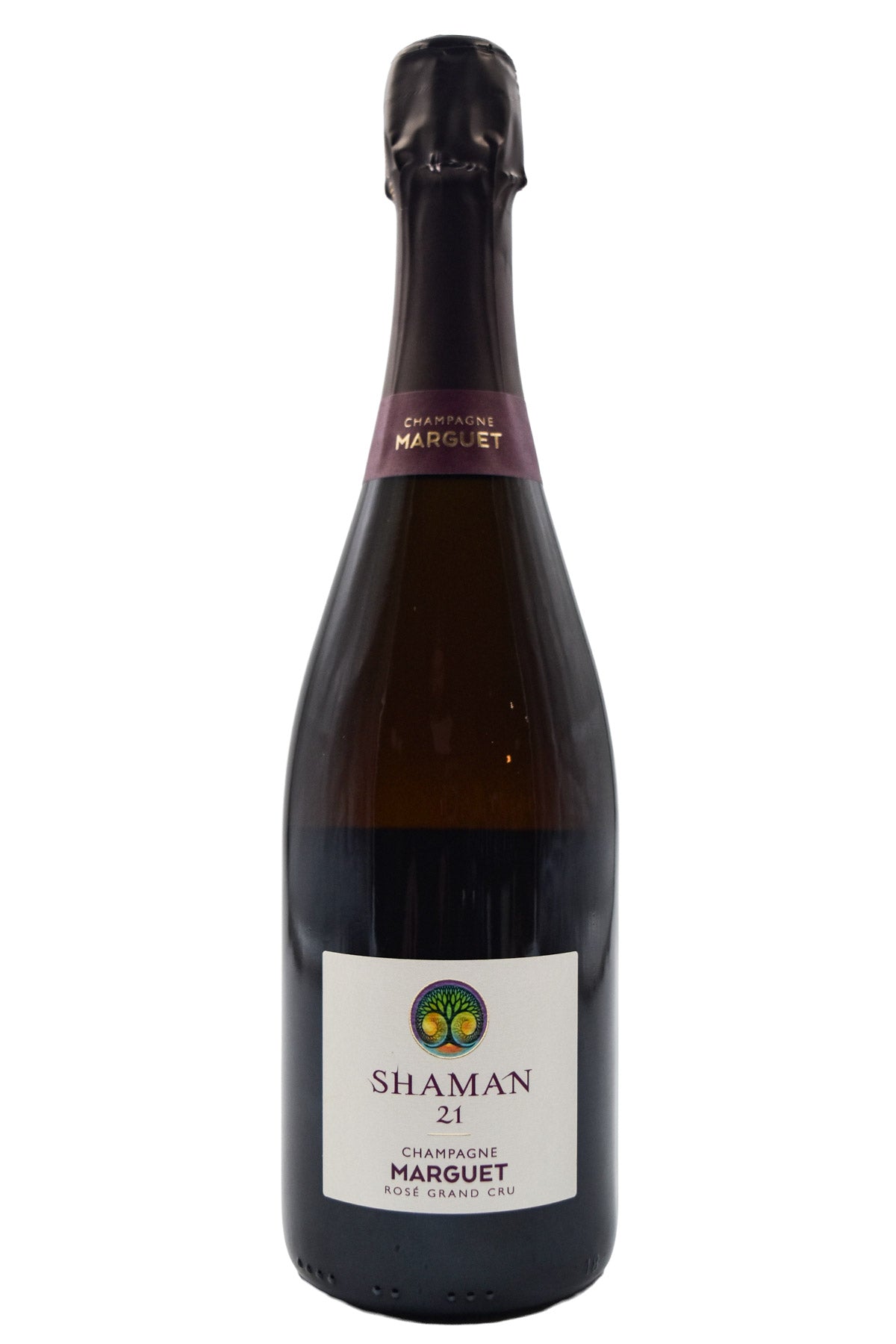Shaman 17 Rosé Champagne Marguet 750ml Marguet Champagne Grand Cru Shaman Rose 21 NV – Flatiron SF