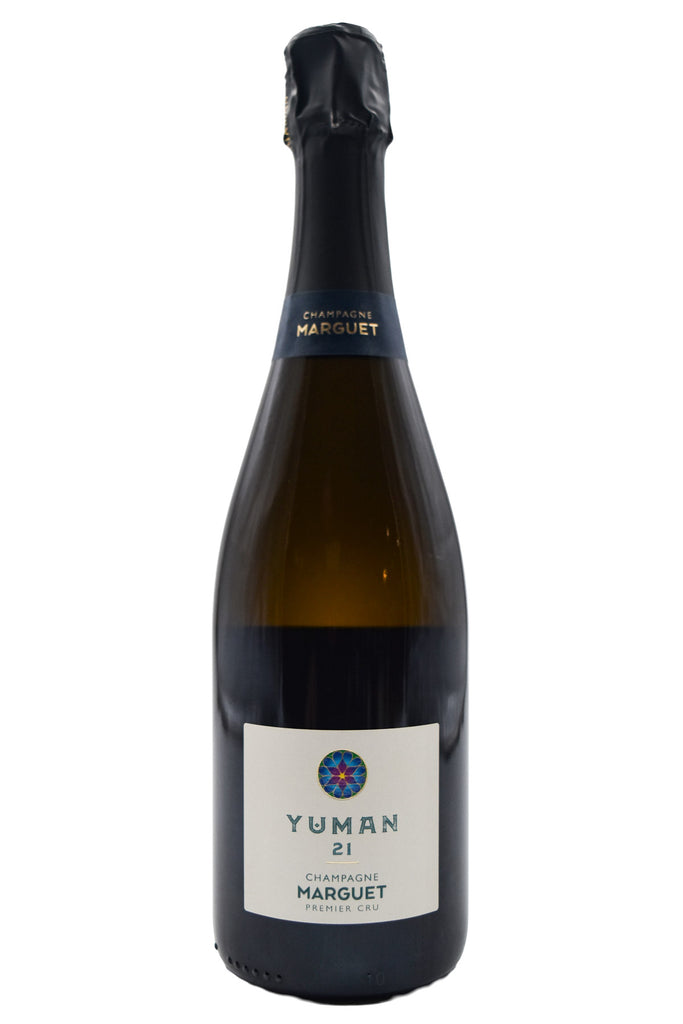 Bottle of Marguet Champagne Premier Cru Blanc de Blancs Yuman 21 NV-Sparkling Wine-Flatiron SF