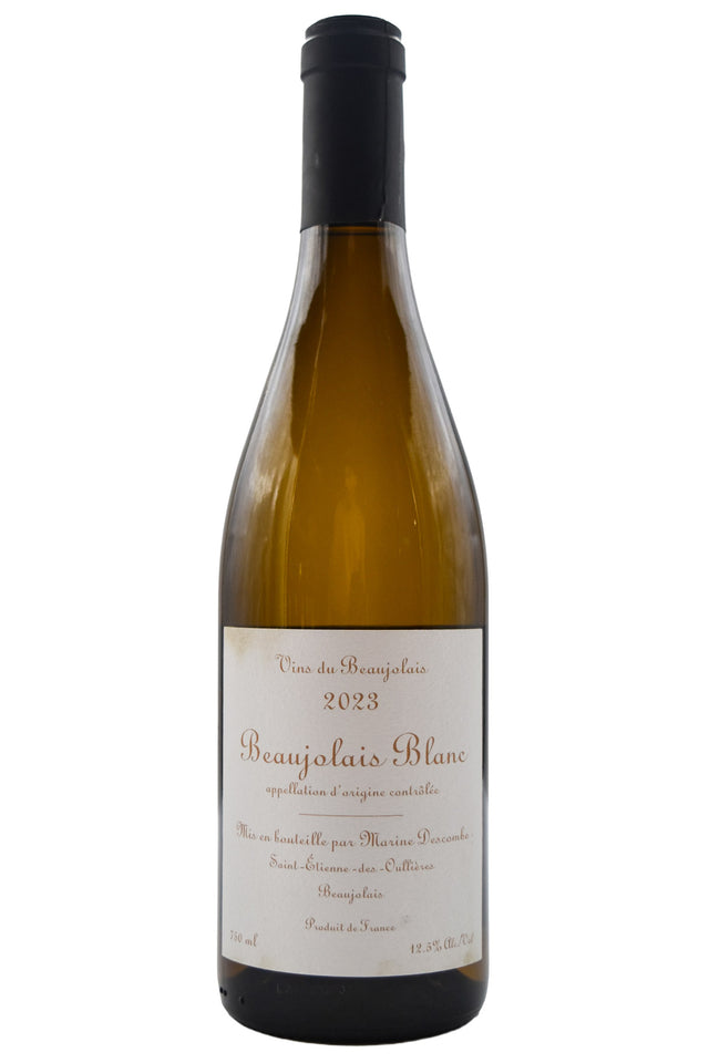 Bottle of Marine Descombe Beaujolais Blanc 2023-White Wine-Flatiron SF