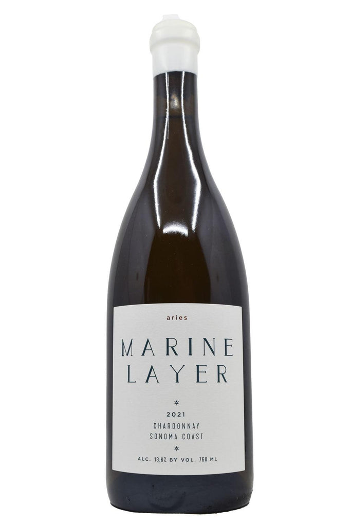 Bottle of Marine Layer Sonoma Coast Chardonnay Aries 2021-White Wine-Flatiron SF