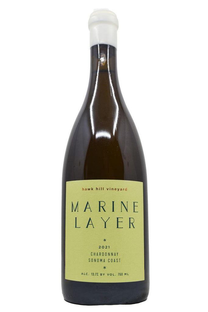 Bottle of Marine Layer Sonoma Coast Chardonnay Hawk Hill 2021-White Wine-Flatiron SF