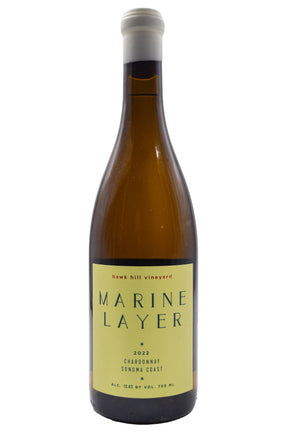 Bottle of Marine Layer Sonoma Coast Chardonnay Hawk Hill 2022-White Wine-Flatiron SF