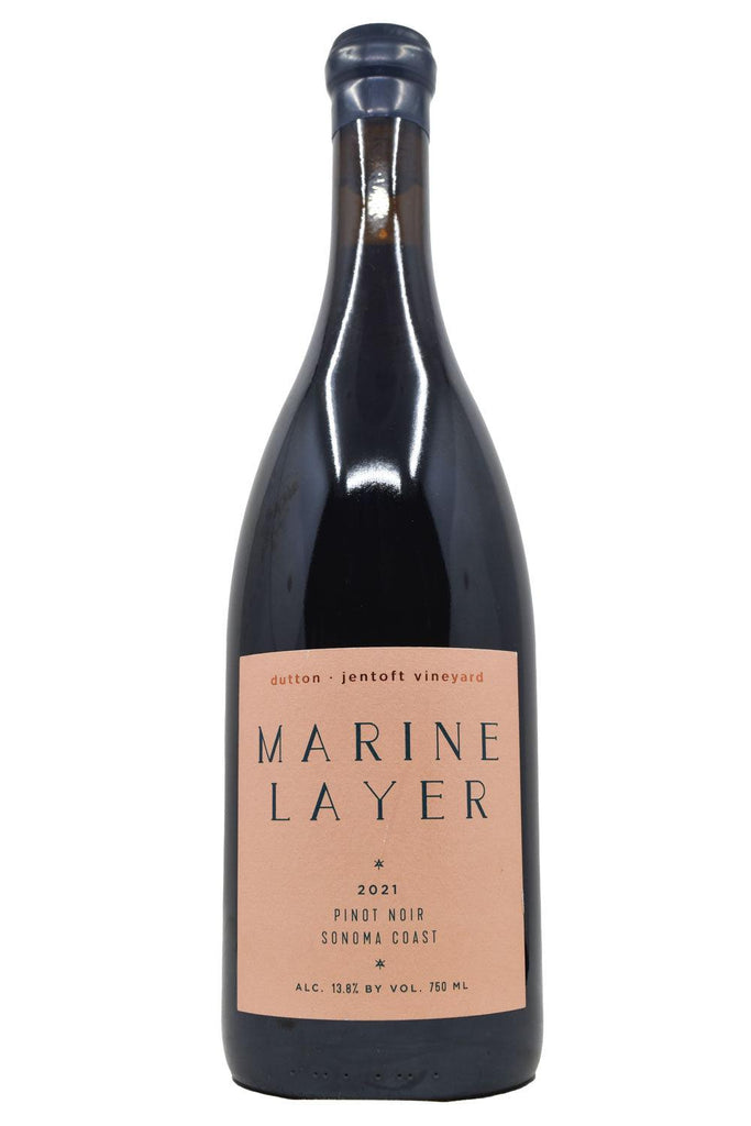 Bottle of Marine Layer Sonoma Coast Pinot Noir Dutton Jentoft 2021-Red Wine-Flatiron SF