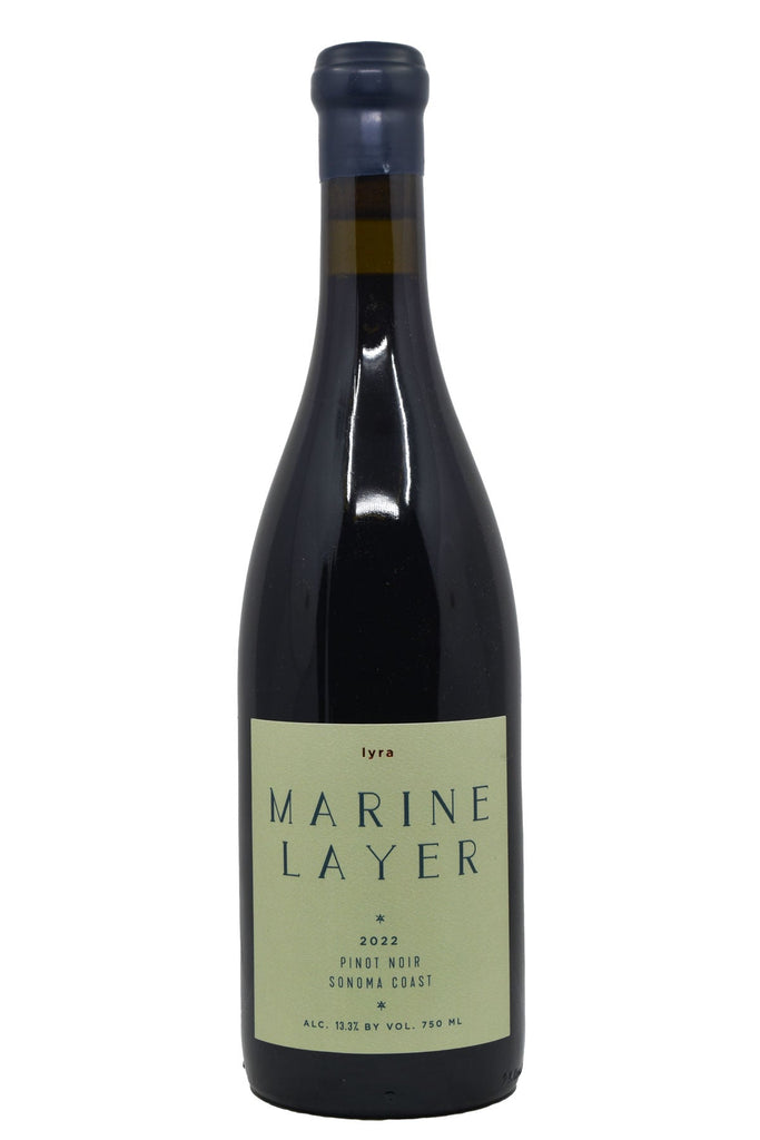 Bottle of Marine Layer Sonoma Coast Pinot Noir Lyra 2022-Red Wine-Flatiron SF