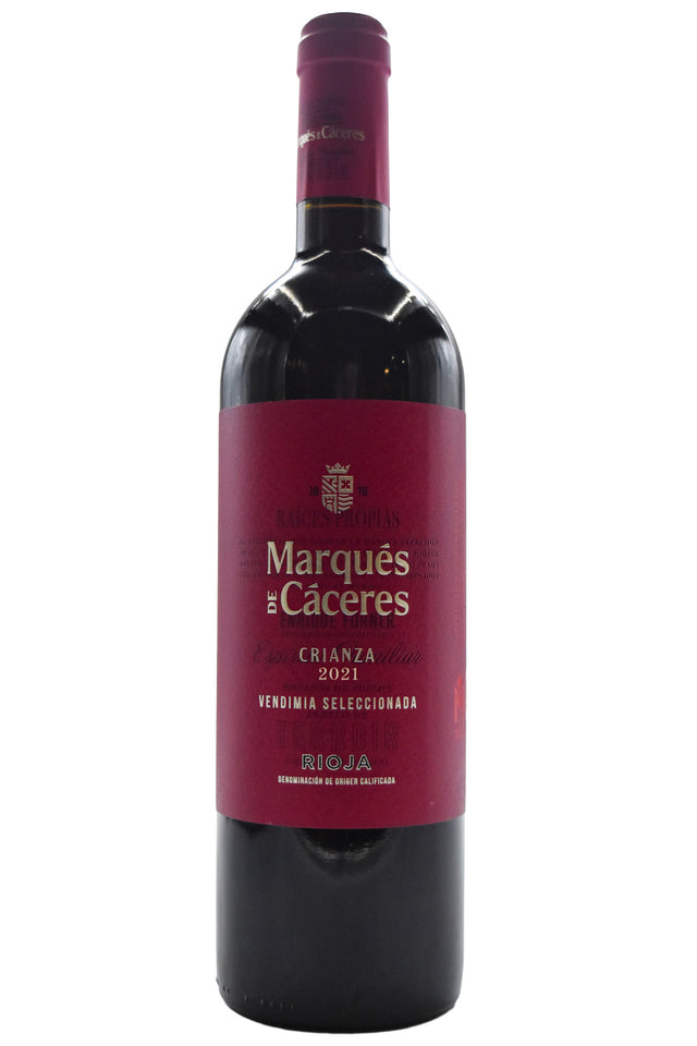 Bottle of Marques de Caceres Rioja Crianza 2021-Red Wine-Flatiron SF