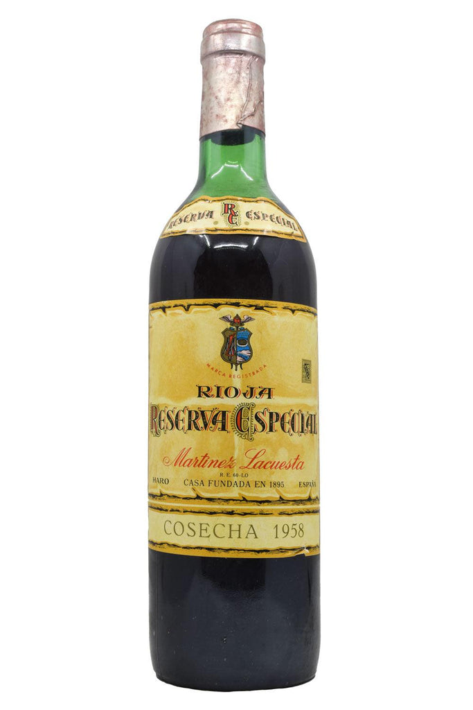 Bottle of Martinez Lacuesta Rioja Gran Reserva Especial 1958-Red Wine-Flatiron SF