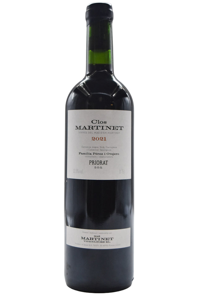Bottle of Mas Martinet Priorat Clos Martinet 2021-Red Wine-Flatiron SF