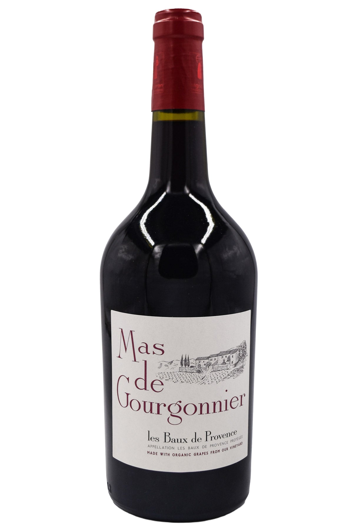 Bottle of Mas de Gourgonnier Les Baux de Provence Rouge 2023-Red Wine-Flatiron SF