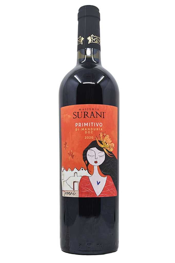 Bottle of Masseria Surani Primitivo di Manduria 2020-Red Wine-Flatiron SF