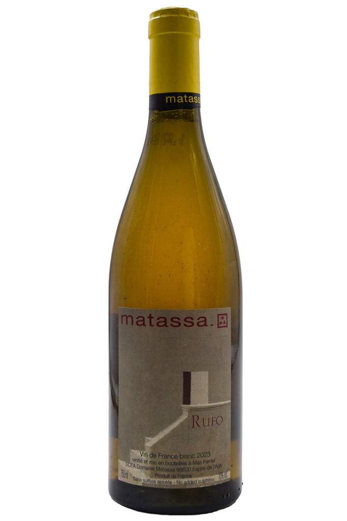 Bottle of Matassa VDF Blanc Rufo 2023-White Wine-Flatiron SF