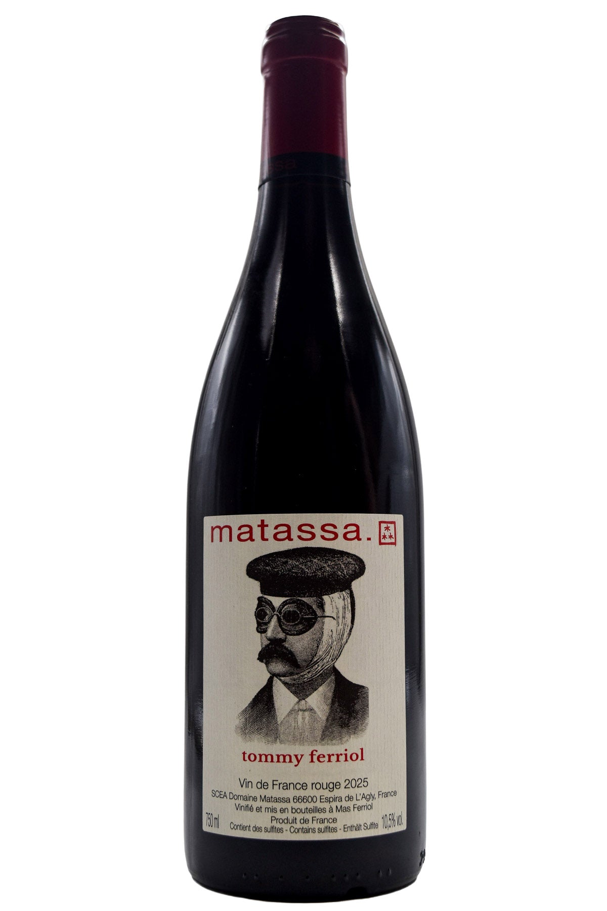 Bottle of Matassa VdF Rouge Tommy Ferriol 2025-Red Wine-Flatiron SF