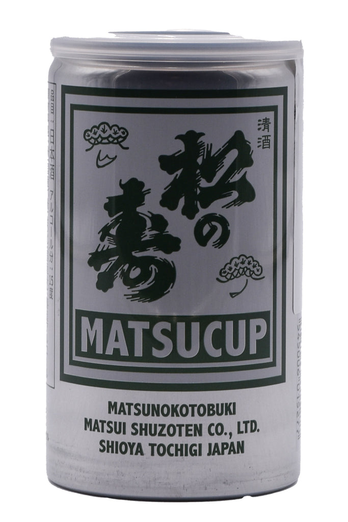 Bottle of Matsuno Kotobuki Matsucup Futsushu Can (180ml)-Sake-Flatiron SF