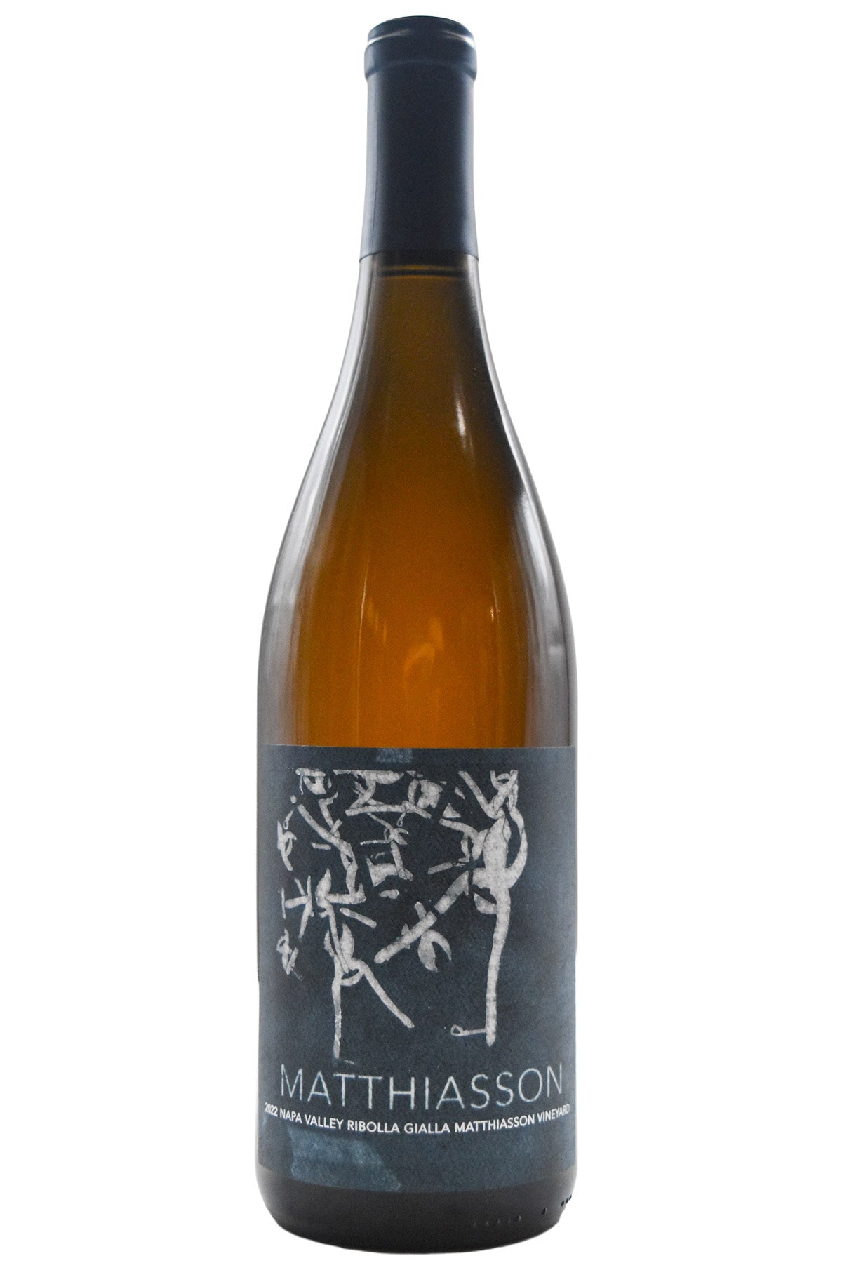 Bottle of Matthiasson Oak Knoll Estate Skin Ferment Ribolla Gialla 2022-Orange Wine-Flatiron SF