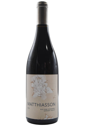 Bottle of Matthiasson Sonoma Valley Zinfandel Armor Plate Vineyard 2022-Red Wine-Flatiron SF