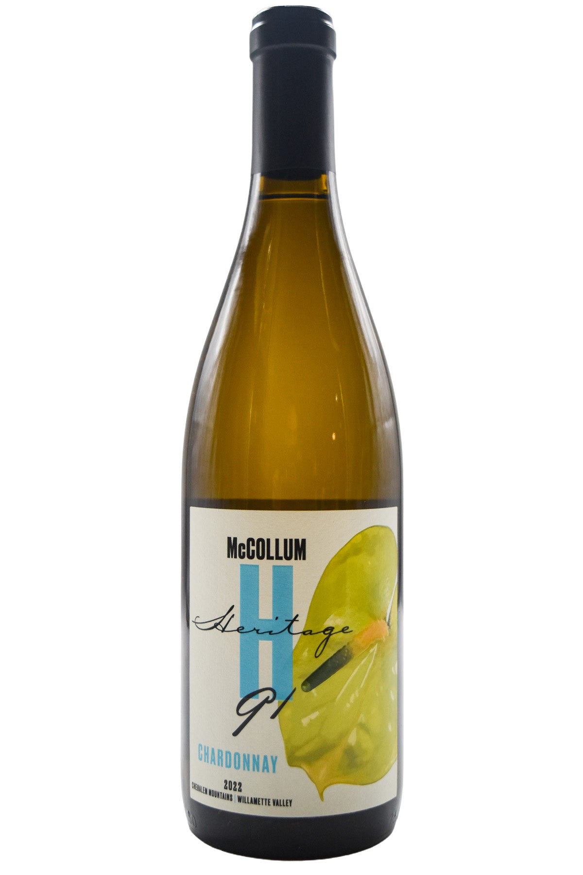 Bottle of McCollum Heritage 92 Chehalem Mountains Chardonnay 2022-White Wine-Flatiron SF