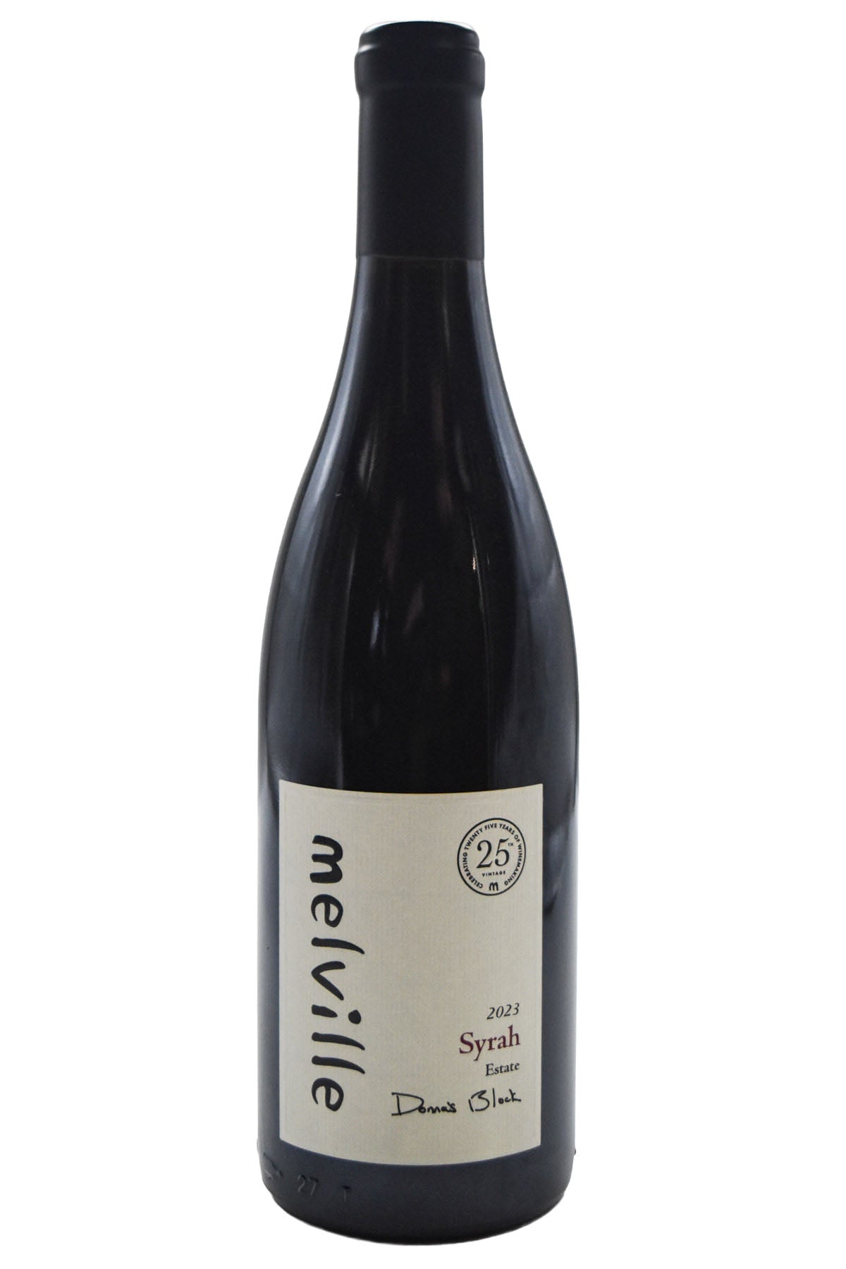 Bottle of Melville Sta. Rita Hills Estate Estate Syrah Donna's Block 2023-Red Wine-Flatiron SF