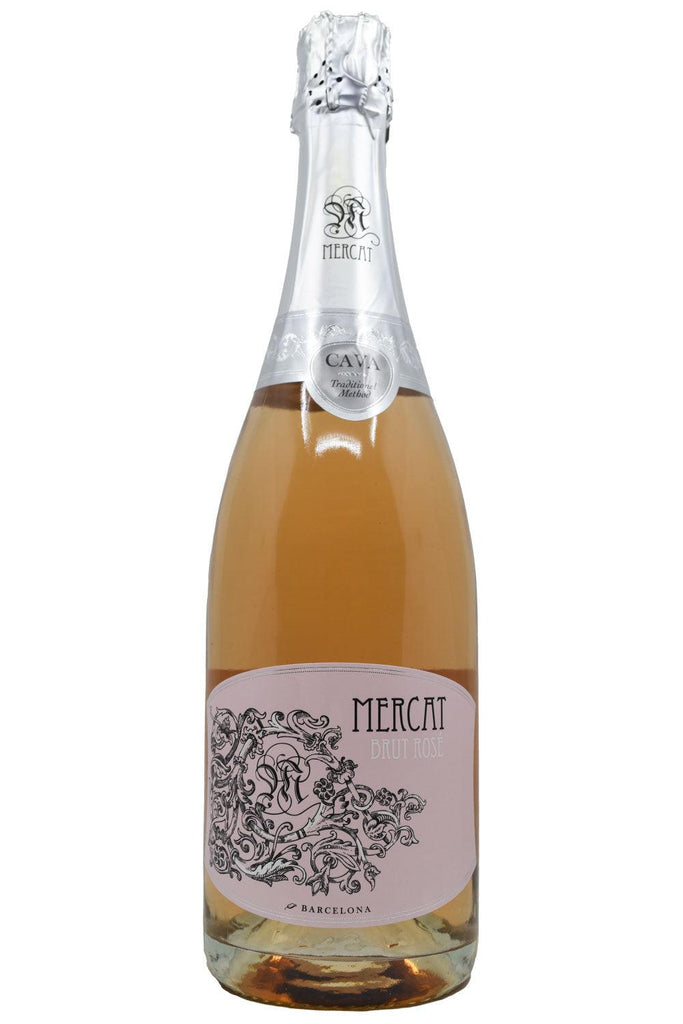 Bottle of Mercat Cava Brut Rose NV-Sparkling Wine-Flatiron SF