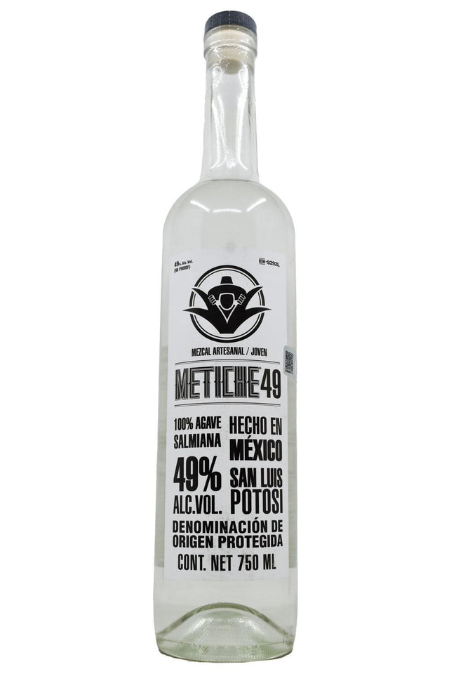 Bottle of Metiche Mezcal Salmiana 49-Spirits-Flatiron SF