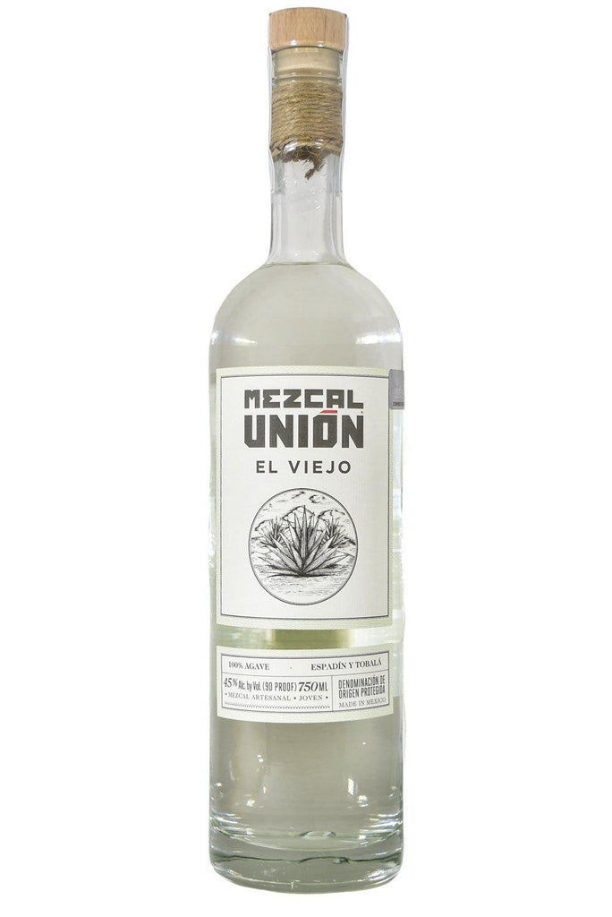 Bottle of Mezcal Union El Viejo Espadin and Tobala-Spirits-Flatiron SF