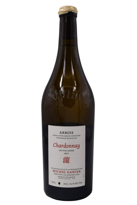 Bottle of Michel Gahier Arbois Blanc Chardonnay Les Follasses 2023-White Wine-Flatiron SF