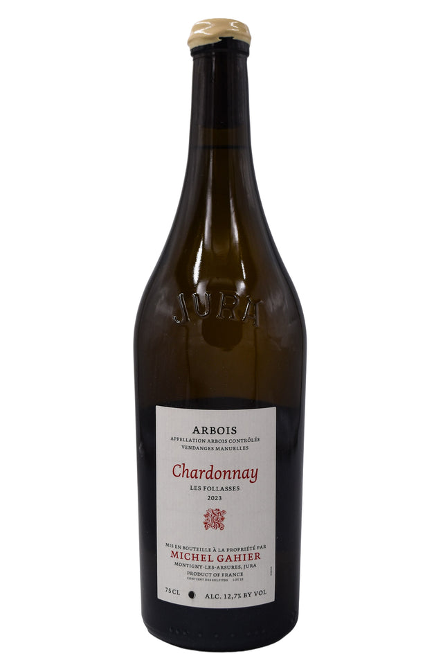 Bottle of Michel Gahier Arbois Blanc Chardonnay Les Follasses 2023-White Wine-Flatiron SF