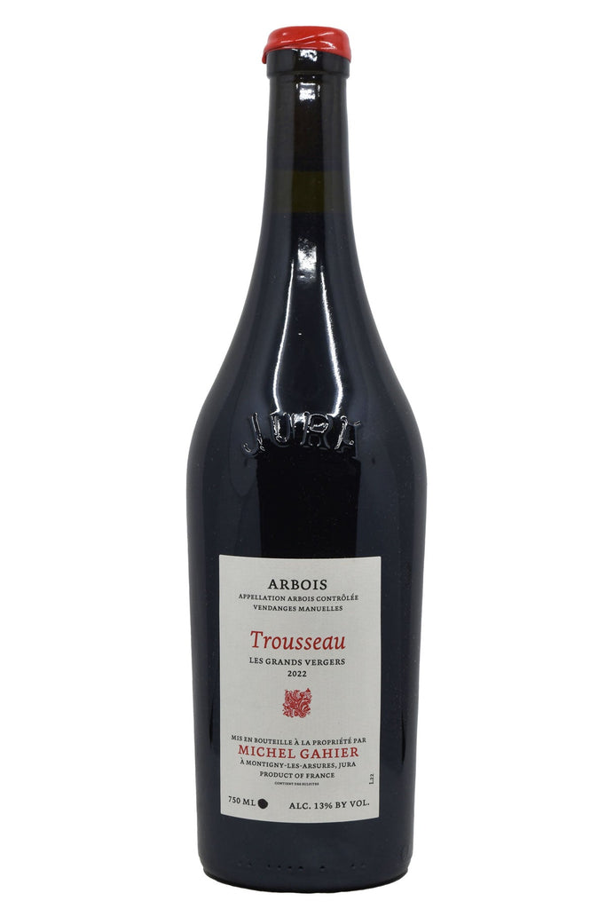 Bottle of Michel Gahier Arbois Rouge Trousseau Les Grands Vergers 2022-Red Wine-Flatiron SF