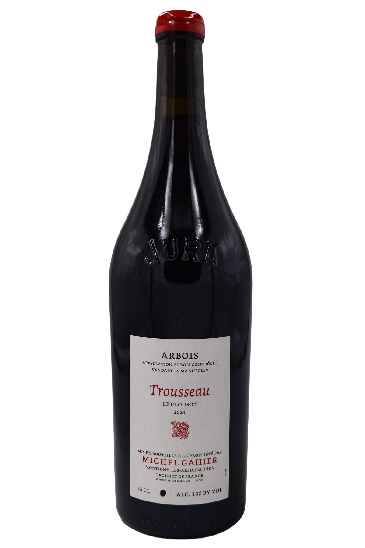 Bottle of Michel Gahier Arbois Trousseau Le Clousot 2024-Red Wine-Flatiron SF