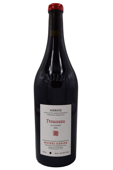 Bottle of Michel Gahier Arbois Trousseau Le Clousot 2024-Red Wine-Flatiron SF