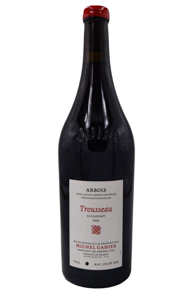 Bottle of Michel Gahier Arbois Trousseau Le Clousot 2024-Red Wine-Flatiron SF