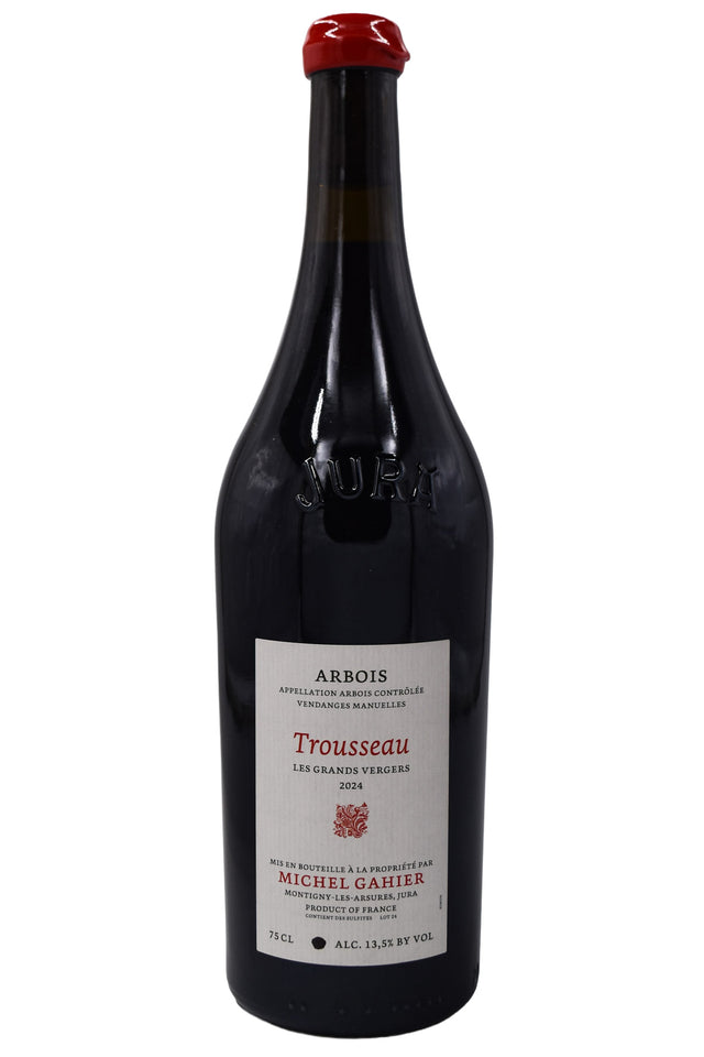 Bottle of Michel Gahier Arbois Trousseau Les Grands Vergers 2024-Red Wine-Flatiron SF