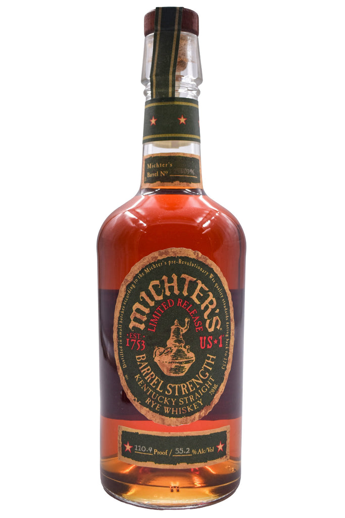 Bottle of Michter's Limited Release Barrel Strength Rye-Spirits-Flatiron SF