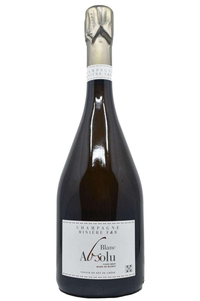 Bottle of Miniere F&R Champagne Blanc de Blancs Brut Absolu NV-Sparkling Wine-Flatiron SF
