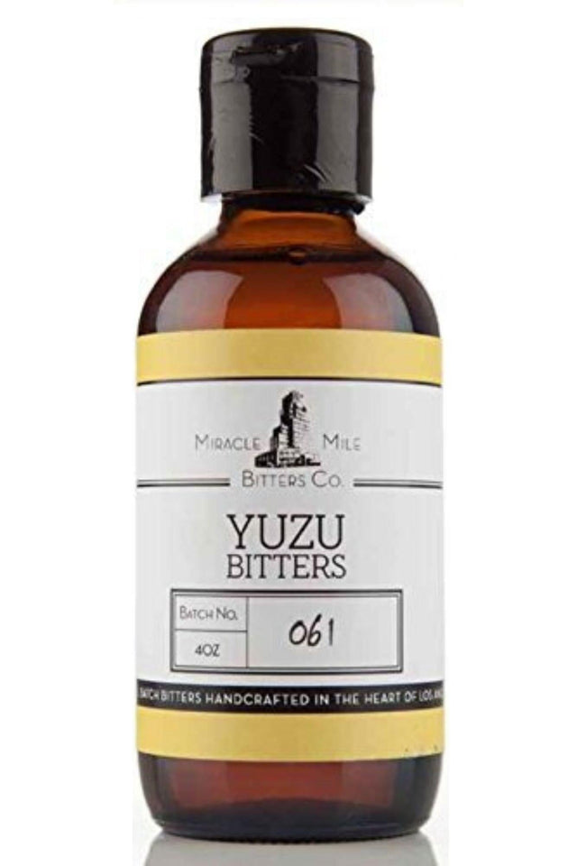 Bottle of Miracle Mile Bitters Co. Yuzu Bitters-Spirits-Flatiron SF