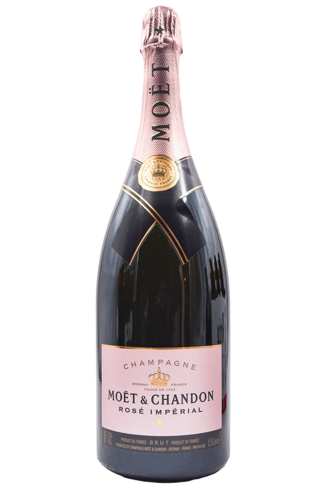 Bottle of Moet & Chandon Champagne Rose Imperial NV (1.5L)-Sparkling Wine-Flatiron SF