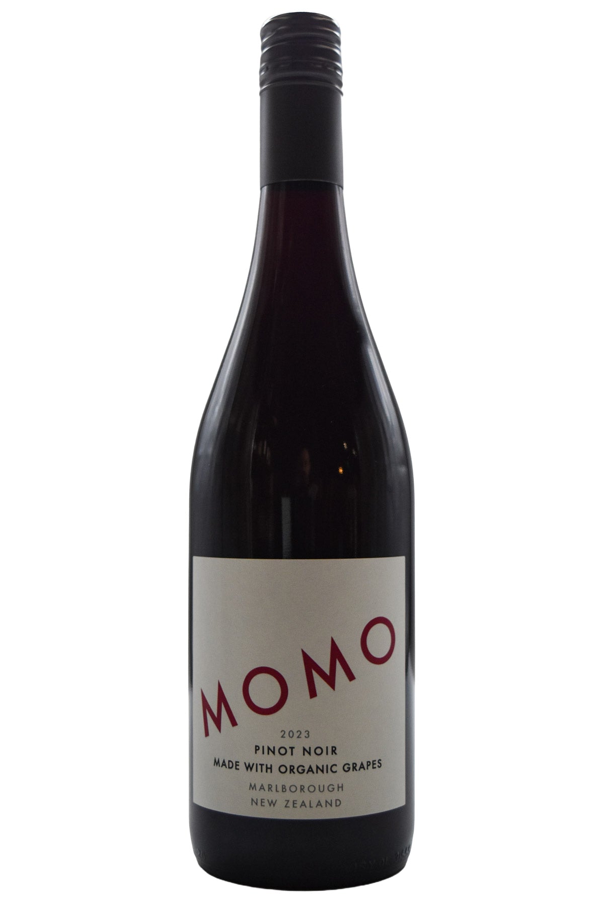 Bottle of Momo Marlborough Pinot Noir 2023-Red Wine-Flatiron SF