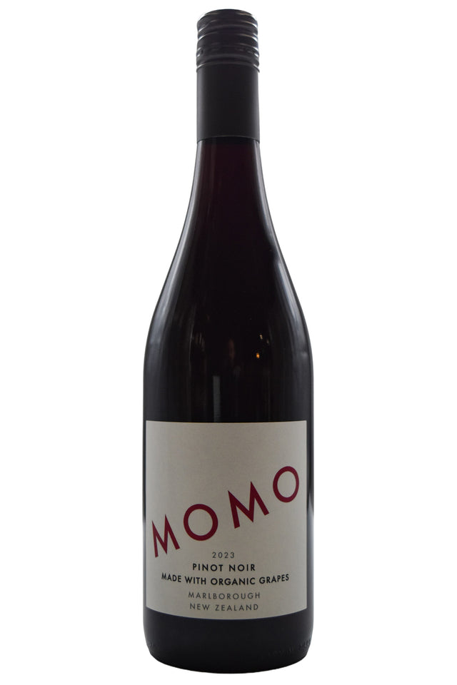 Bottle of Momo Marlborough Pinot Noir 2023-Red Wine-Flatiron SF