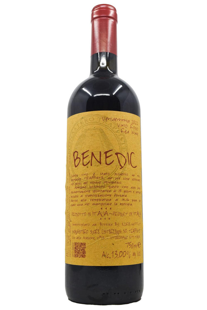 Bottle of Monastero Suore Cistercensi Lazio Rosso Benedic 2022-Red Wine-Flatiron SF