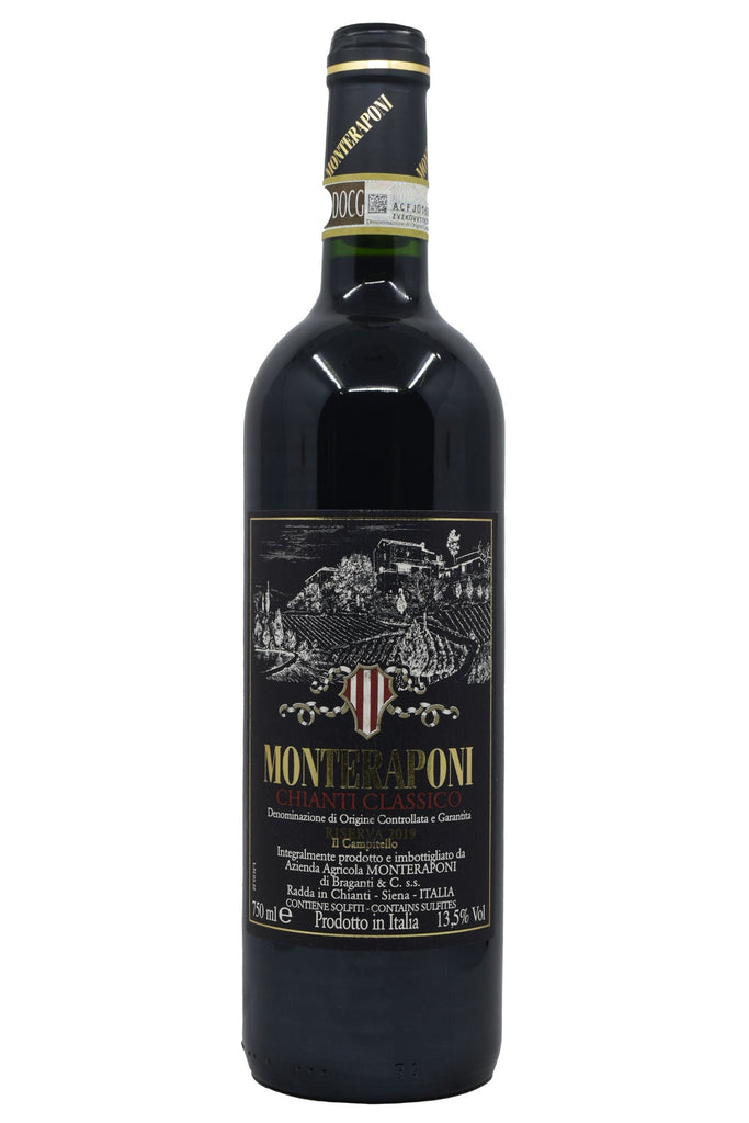 Bottle of Monteraponi Chianti Classico Riserva Il Campitello 2019-Red Wine-Flatiron SF