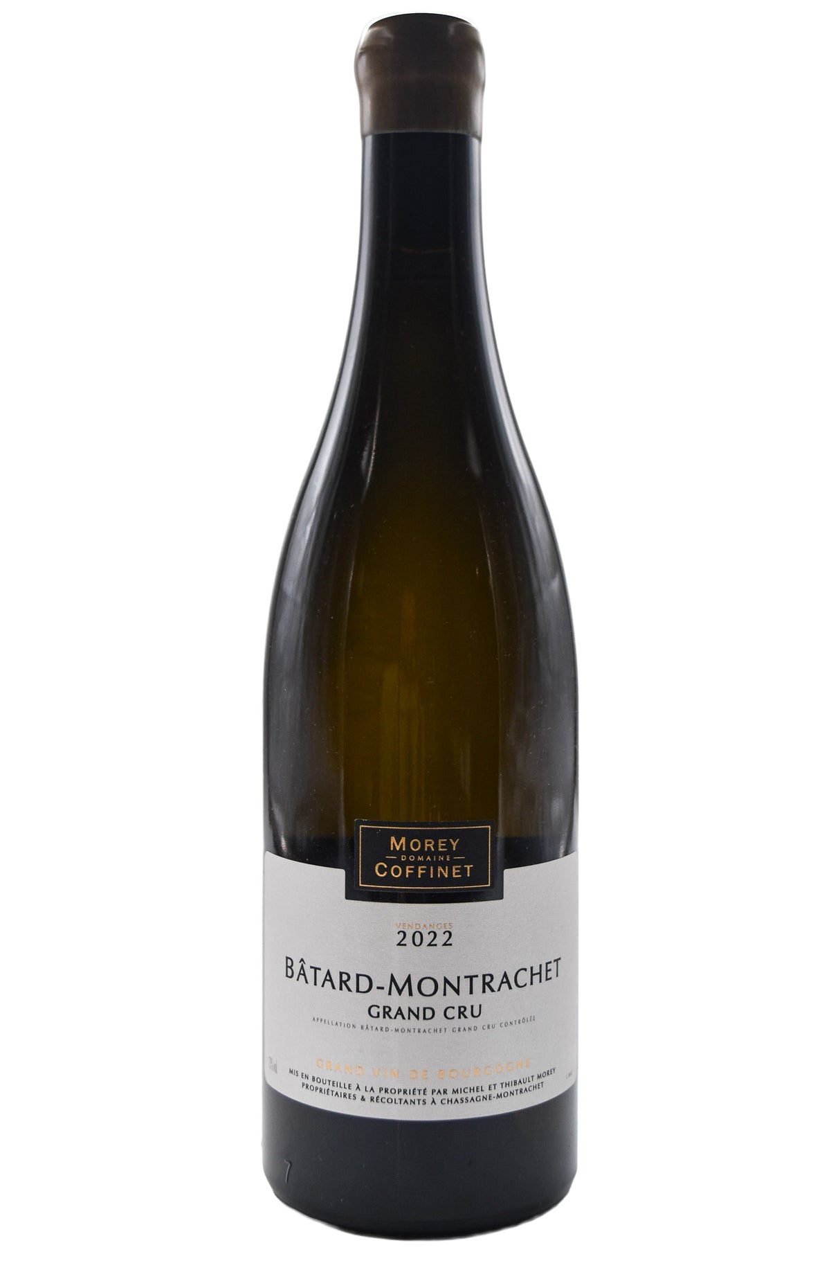 Bottle of Morey Coffinet Batard Montrachet Grand Cru 2022 [NET]-White Wine-Flatiron SF