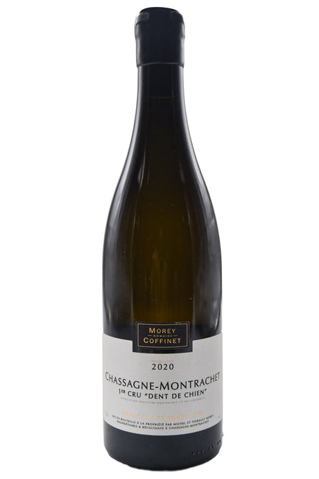 Bottle of Morey Coffinet Chassagne Montrachet 1er Cru Dent de Chien 2020 [NET]-White Wine-Flatiron SF