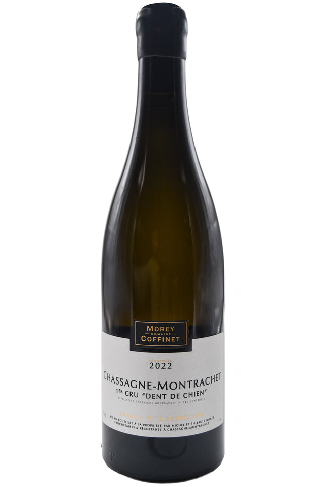 Bottle of Morey Coffinet Chassagne Montrachet 1er Cru Dent de Chien 2022 [NET]-White Wine-Flatiron SF