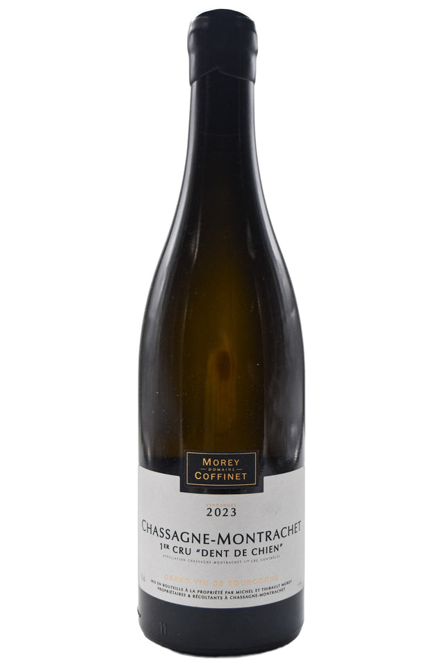 Bottle of Morey Coffinet Chassagne Montrachet 1er Cru Dent de Chien 2023 [NET]-White Wine-Flatiron SF