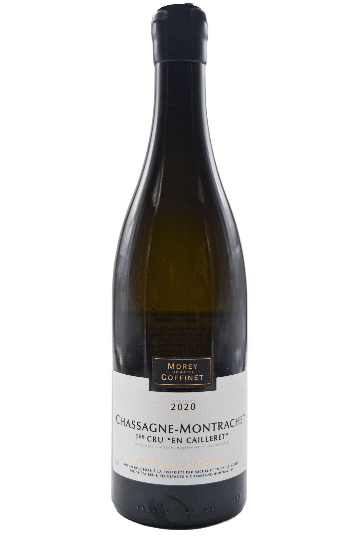 Bottle of Morey Coffinet Chassange Montrachet 1er Cru En Cailleret 2020 [NET]-White Wine-Flatiron SF