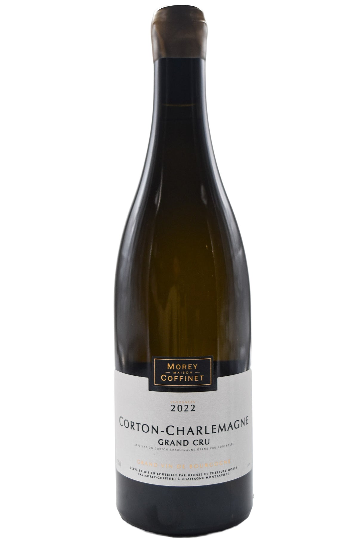 Bottle of Morey Coffinet Corton Charlemagne Grand Cru 2022 [NET]-White Wine-Flatiron SF