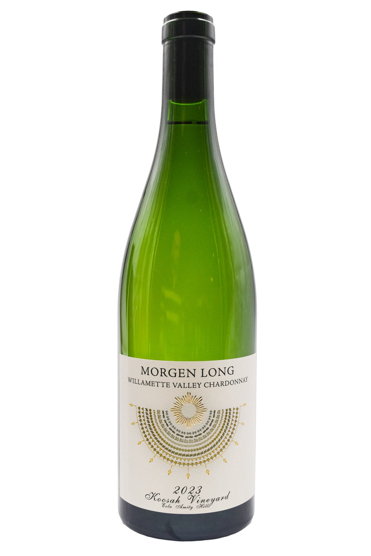 Bottle of Morgen Long Eola-Amity Hills Chardonnay Koosah Vineyard 2023-White Wine-Flatiron SF