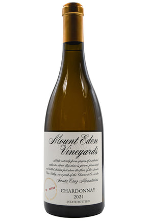 Bottle of Mount Eden Chardonnay Estate 2021-White Wine-Flatiron SF