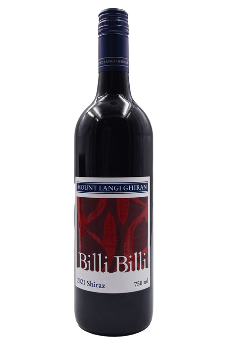 Bottle of Mount Langi Ghiran Shiraz Billi Billi 2021-Red Wine-Flatiron SF