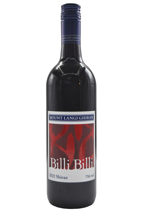 Bottle of Mount Langi Ghiran Shiraz Billi Billi 2022-Red Wine-Flatiron SF