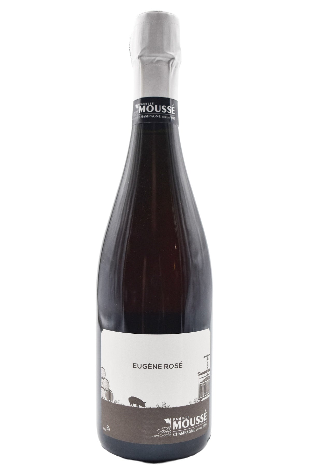 Bottle of Mousse Fils Champagne Eugene Rose NV-Sparkling Wine-Flatiron SF